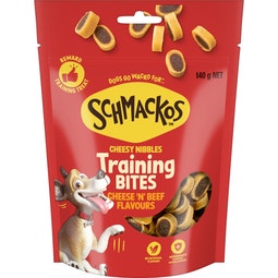 SCHMACKOS™ TASTY BITES CHEESY NIBBLES CHEESE & BEEF FLAVOURS image